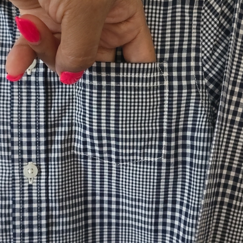 Janie and Jack Toddler Boys Checkprint Button Down sz 3 - Picture 7 of 8